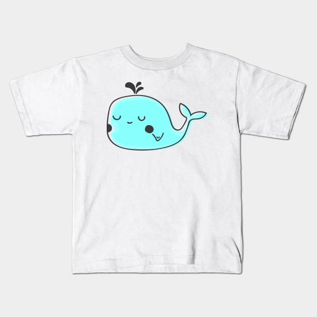 Whale Fever Kids T-Shirt by shivram